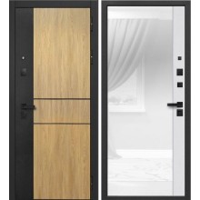 9 см SMART 2 Белое стекло "Умные двери"